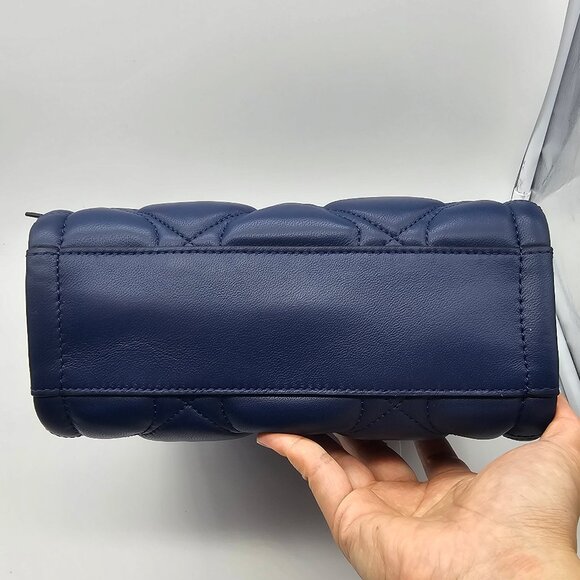 Marc Jacobs Mini Grind Quilted Leather Azure Blue - Picture 5 of 8